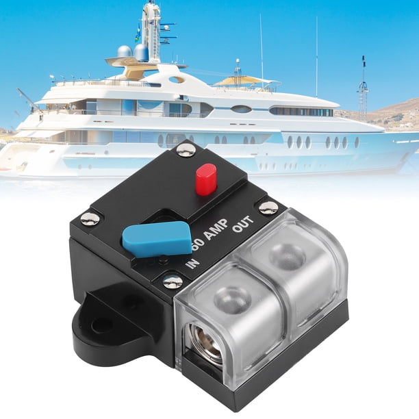 Disjoncteur Manuel 30A 12V-24V DC - Étanche - Pour Voiture, Bateau, Système Audio - Protection Contre Les Surcharges