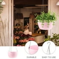 thumbnail image 6 of Hanging Plant Pot Hanging Flower Baskets Chain Hanger Flower Pot Hydroponic Tower Outdoor Vase Hanging Window Planter, 6 of 6