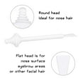 thumbnail image 4 of 50Pcs Nose Wax Sticks, Dual-End Nasal Wax Spatulas Strips, Nose Waxing Sticks for Nasal Care, Multifunctional Beauty Tool Accessories-Plastic Wax Wands for Nose/Eyebrow/Facial Hair Cleaning, 4 of 6