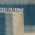 thumbnail image 6 of SAFAVIEH Kilim Madrid Striped Wool Area Rug, Blue/Ivory, 9' x 12', 6 of 10