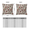 thumbnail image 2 of Pofeuu Dark Enchanted Flowers And Birds Print Double-sided plush pillowcase Square Throw Pillow Covers Pillows Cover for Living Room Bedroom Sofa Couch Cushion Cover（No pillow core）-20"x20", 2 of 7