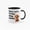 Black, variant on 11oz Colorful Interior 'Sorry I Can't, I'm Busy Doing Nothing' Cartoon Dog Ceramic Mug