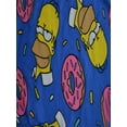 thumbnail image 3 of Mad Engine Mens Homer Simpson and Donuts Performance Fabric Jogger Lounge Pants (Medium), 3 of 3