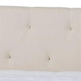 thumbnail image 4 of Baxton Studio Haylie Lit de Jour Rembourré Beige Taille Queen, 4 of 9
