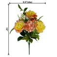 thumbnail image 3 of Mainstays 19in Indoor Artificial Floral Bouquet, Rose Flower in Peach Color., 3 of 8