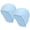 Blue, variant on Riousery 2 Pcs Unisex Adult Swim Hat Waterproof Comfortable Silicone Swimming Pool Cap Pink