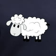 thumbnail image 3 of CafePress - Sheep T Shirt - Women's V-Neck Dark T-Shirt, 3 of 4