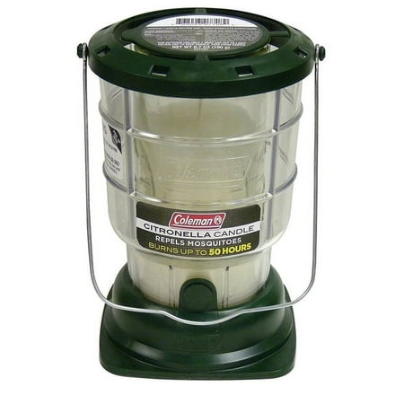 Coleman 7708 Citronella Candle Lantern Repels Mosquitoes 50 Hour Burn Time
