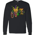 thumbnail image 3 of Inktastic Mardi Gras Jester Long Sleeve T-Shirt, 3 of 5