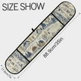 thumbnail image 3 of Yayeee Double Oven Mitt Kitchen Heat Resistant Baking 35" x7" Quilted Glove, Snowy Mountains, 3 of 6