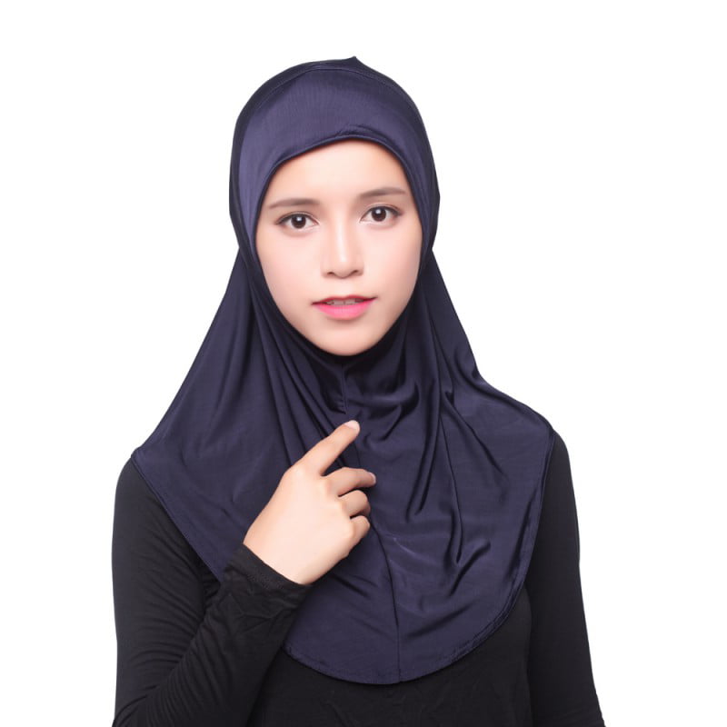 Muslim Women Hijab Islamic Full Cover Head Wrap Long Scarf Amira Shawls 
