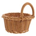 thumbnail image 6 of Rattan Hanging Planter Fruit Basket Wall Organizer, 6 of 8