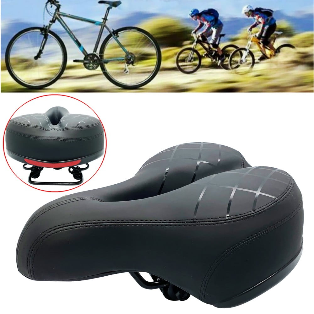 Wide Bike Bicycle Cushion Extra Comfort Sporty Soft Pad Saddle Seat