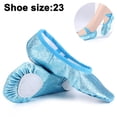 thumbnail image 1 of Ballet Pointe Shoes Girls Women Ribbon Ballerina Shoes with Toe Pads, 1 of 9