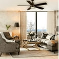 Hampton Bay Fanelee 54 in. White Color Changing LED Bronze Smart