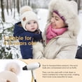 thumbnail image 7 of REDESS Toddler Hat with Ear Flaps, Fleece Lined Beanie Hat for Baby 0‑3 Years Old, 2‑Pack Warm Knit Kids Toddler Winter Hat, 7 of 7