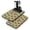 White-399, variant on Burger Dish Drying Mat, Foodie Breakfast Junk Food American Food Absorbent Kitchen Mat
