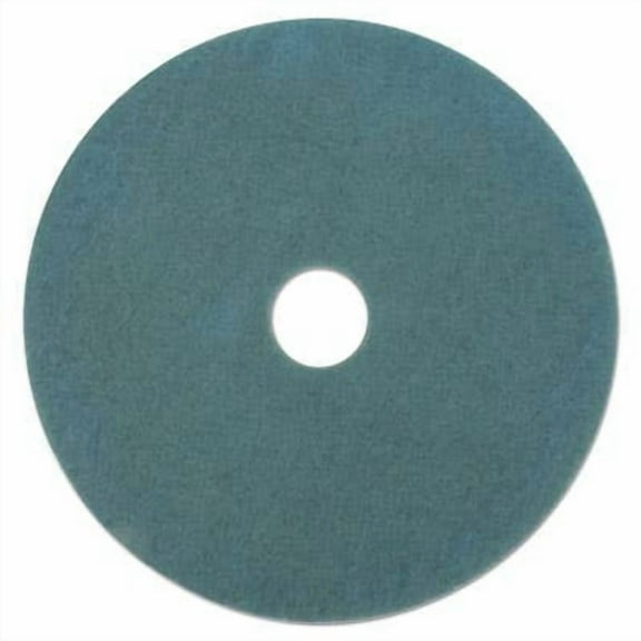 3M Ultra High-Speed Floor Burnishing Pads 3100, 27" Diameter, Aqua, 5/Carton -MMM20264