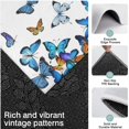 thumbnail image 3 of White Butterfly Colorful Pattern Kitchen Rugs Sets Of 3,Kitchen Runner Rugs Non Skid Washable,Decorative Kitchen Floor Mats for Kitchen,Sink,Laundry,17"x30"+ 17"x47" + 17"x59", 3 of 6
