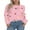 15 Pink, variant on Valentine Sweaters for Women Trendy Colorful Heart Sweaters Lightweight Crewneck Sweater Shermie