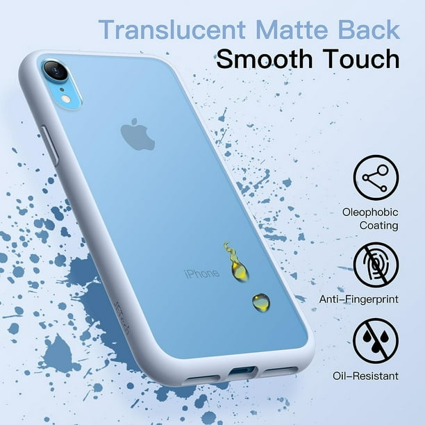 JETech Matte Case for iPhone 15 Pro 6.1-Inch, Shockproof Military Grade  Drop Protection, Frosted Translucent Back Phone Cover, Anti-Fingerprint