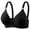 Black, variant on YUGYXL Anti Saggy Bra for Women Everyday Adjustable Bras Wireless Underwear Bras with Flex Back Breathable Thin Dailt Bra Gray 42