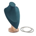 thumbnail image 4 of Busto de maniquí para joyería, soporte de madera para colgar joyas, para exhibir en casa, para mujer L, 4 of 9
