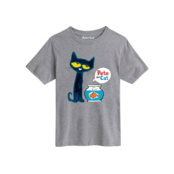 Pete The Cat - Pete The Goldfish - Youth Short Sleeve Graphic T-Shirt