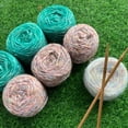 thumbnail image 3 of XmhyTop Soft Plush Wool Acrylic Fancy Loop Yarn for Doll Hair Making, Knitting,Needle Felting Doll Hair(100g，A239), 3 of 4