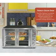 Elite Platinum Double Door Countertop Microwave Oven in Stainless Steel