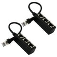 thumbnail image 1 of 2x 1 Puerto LAN Ethernet Cable Adaptador Divisor de Red para Ethernet, Categoría 5e Ethernet, Categoría 6 Ethernet Hugo Adaptador divisor, 1 of 9