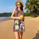 thumbnail image 3 of Fotbe Bottle Glass Red Wine Vestido de Verano sin Mangas para Mujer – Vestido Midi Línea A, Estilo Camiseta Floral, Vestido Playero Casual y Fluido, 3 of 7