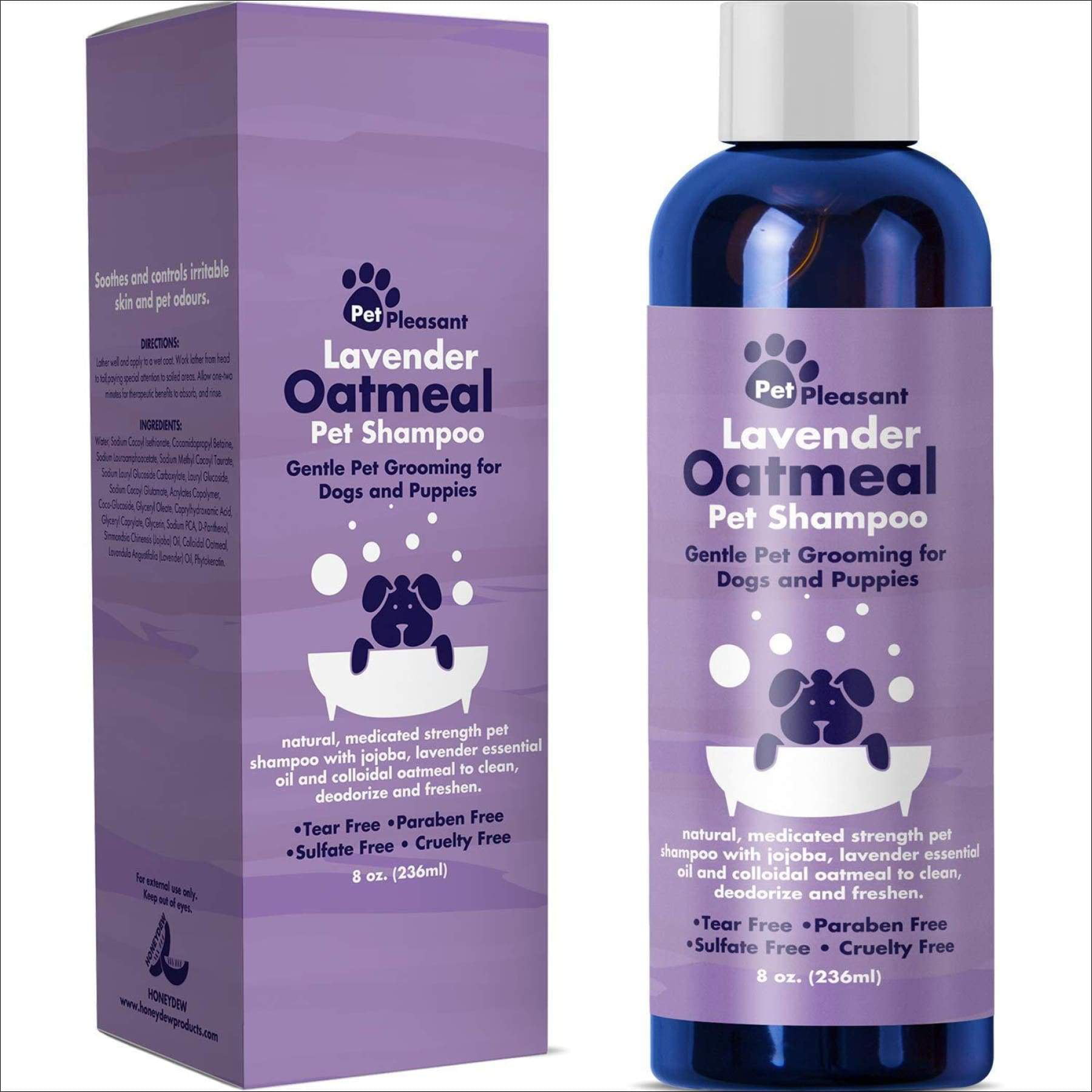 Natural Dog Shampoo with Colloidal Oatmeal Puppy Shampoo