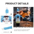 thumbnail image 2 of 1 juego de fundas para botellas de vino de Navidad, regalos de fiesta de Navidad, fundas decorativas para botellas de vino, 2 of 7