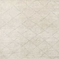 thumbnail image 1 of Ahgly Company Indoor Square Mid-Century Modern Desert Sand Beige Solid Area Rugs, 3' Square, 1 of 6