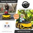 thumbnail image 2 of OLAKIDS 12V Licensed Lamborghini Sian Kids Ride On Car with Parent Remote Control, Spring Suspension, MP3 Player, Electric Toy Roadster Carbon Fiber Textured for Toddler, 2 of 9