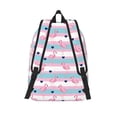 thumbnail image 2 of Lsque Flamingo1 Pattern Canvas Daypack, Durable Backpack, High-quality Versatile Backpack,Vintage Compact Backpack-Medium, 2 of 6