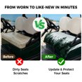thumbnail image 4 of Golf Cart Seat Covers for 2 Seater,Green Mist Forest Microfiber Cart Seat Towel Blanket,Farmhouse Trees Nature Landscape Absorbent Breathable Non Slip Bench Seats Protector for Golf Course 51"x31", 4 of 9