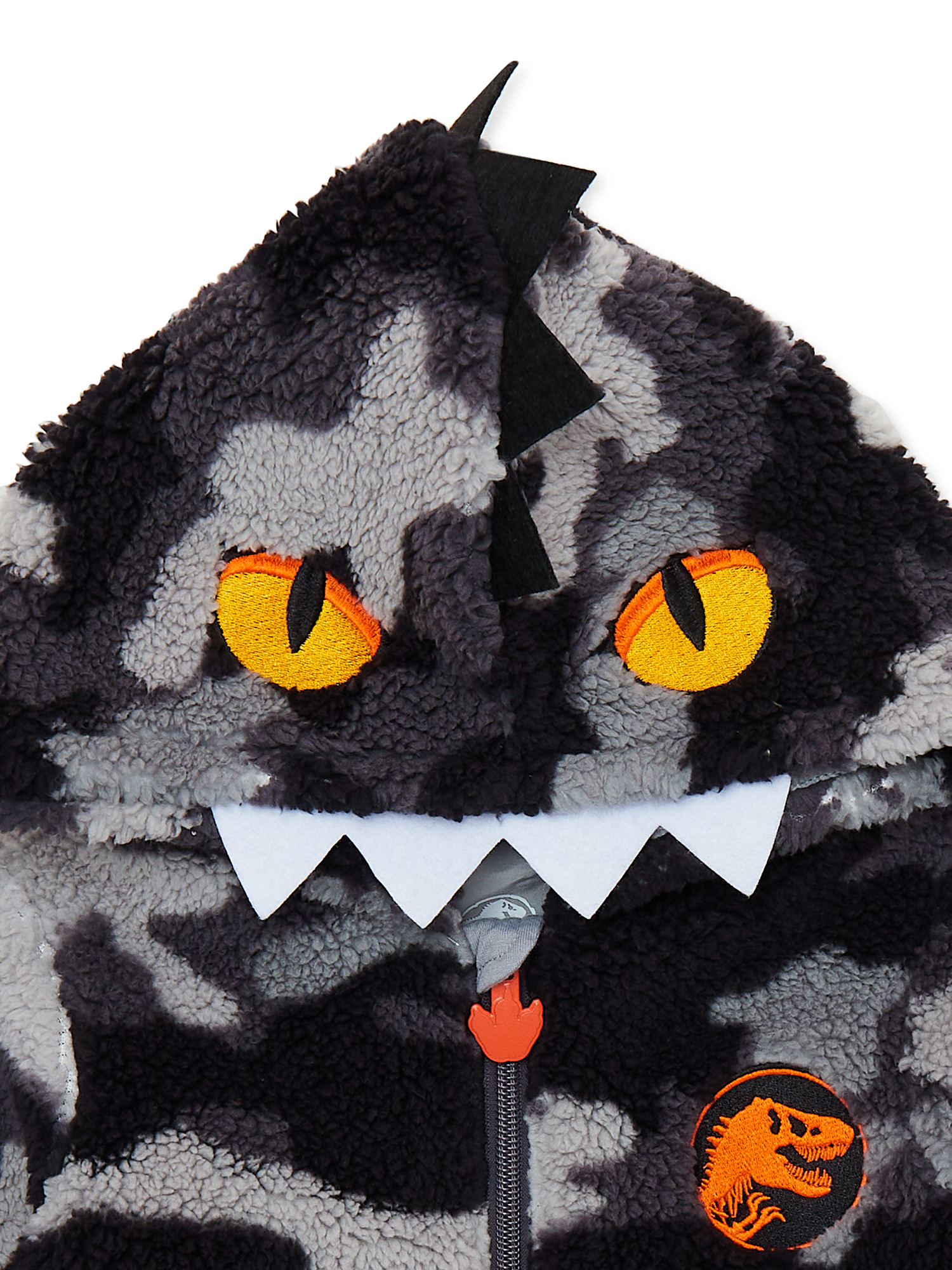 Jurassic World Toddler Cosplay Faux Sherpa Hoodie, 12M-5T - image 2 of 10