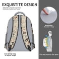 thumbnail image 5 of I Love My Dogs Art Backpack for School,Cute School Bag,Schoolbag with Adjustable Shoulder Straps & Padded Back,15.3"x11"x6.7", 5 of 6