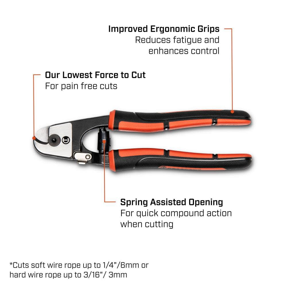 Crescent 7-1/2" Pocket Wire Rope and Cable Cutter | CT0690WRC