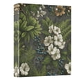 thumbnail image 2 of Ferns and Flowers 3 Ring Hardcover Binders 1.5in Round Rings for Letter-Size Folder Paper Organizer Pockets for Office Student Recipe, 2 of 9