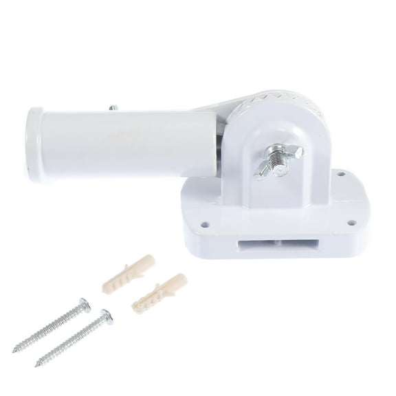 OUNONA  Kit Solar Flag Pole Light Flagpole Stand Outdoor Holder Celebration