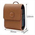 thumbnail image 5 of Bolsa para Pelotas de Golf, Telémetro, Instrumento A Prueba de Golpes, Diastímetro Impermeable, de PU, Riñonera Portátil para Golf, Color Marrón, 5 of 5