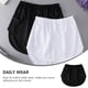 thumbnail image 2 of 1 pieza de camisa versátil para mujer, dobladillo falso, falda falsa informal, dobladillo para niña, faldas con dobladillo, 2 of 6
