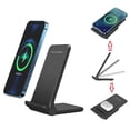 thumbnail image 2 of FDGAO 20W Wireless Charger, Fast Charging Station Wireless Charging Stand Foldable for iPhone 14 Pro,14,13,12,11,XS Max,XR,8 Plus, for Samsung Galaxy/Note, 2 of 9