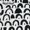 thumbnail image 3 of Oval Tablecloth -60x84 Inch,Retro Mid-Century Modern Tablecloth Simple Geometric Table Cover Understated Decoration, Black and White Tablecloth Suitable for Home, Kitchen, 3 of 6