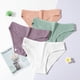 thumbnail image 2 of Ropa interior de mujer de hilo de algodón de color sólido de cintura baja y cadera, ropa interior transpirable de doble capa para niñas, 2 of 6