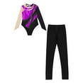 thumbnail image 3 of Haitryli Gymnastics Leotards for Girls Dance Tumbling Outfit Athletic Dancewear Unitard Tracksuit Skating Jumpsuit Purple 12, 3 of 5