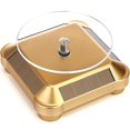 thumbnail image 1 of Solar Display Stand Turntable, Battery Double Used Rotating Display For Jewelry Spinner Watch Hobby Collection Shelf, 1 of 5